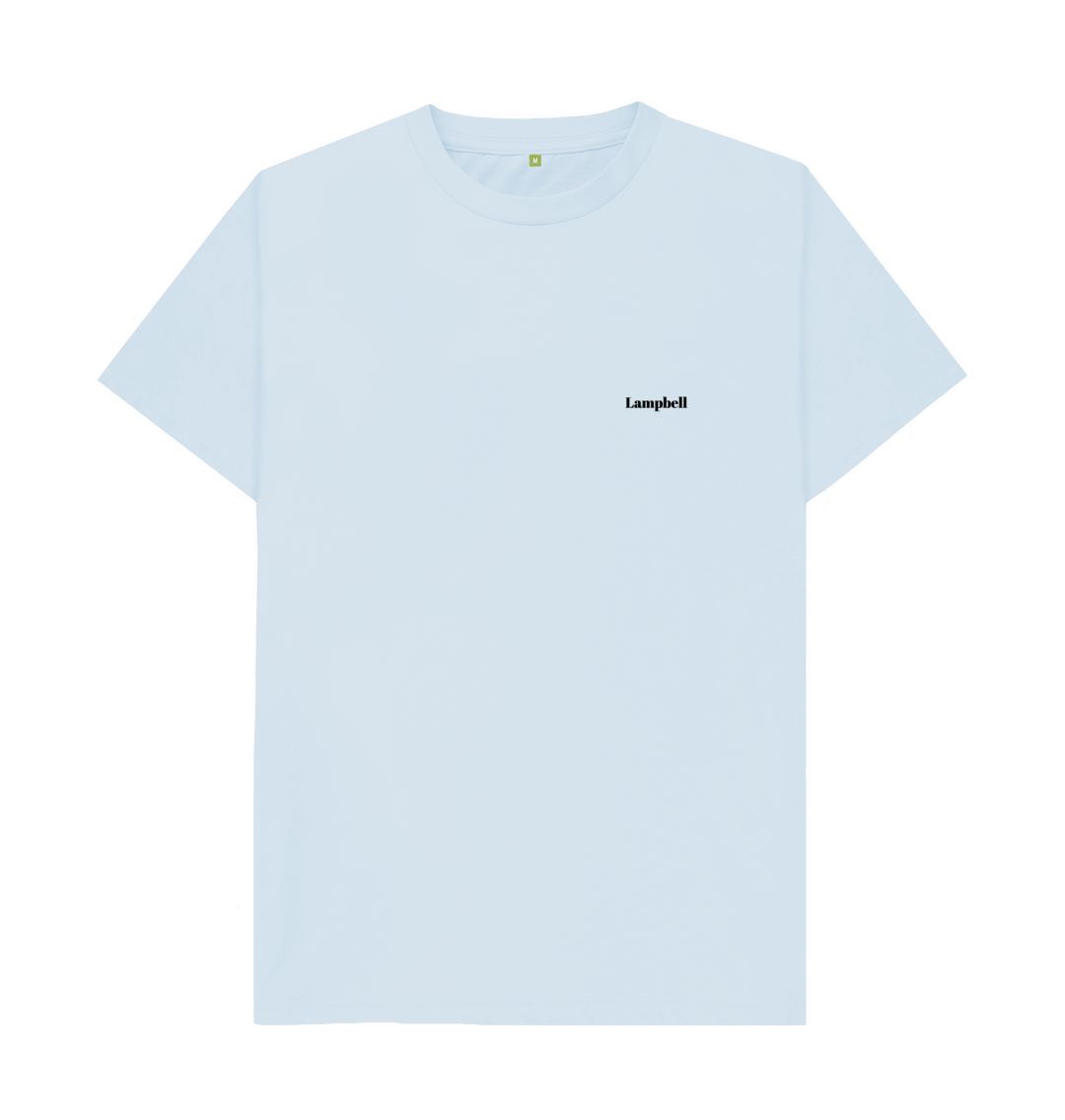 Sky Blue Modern classic fitted tee