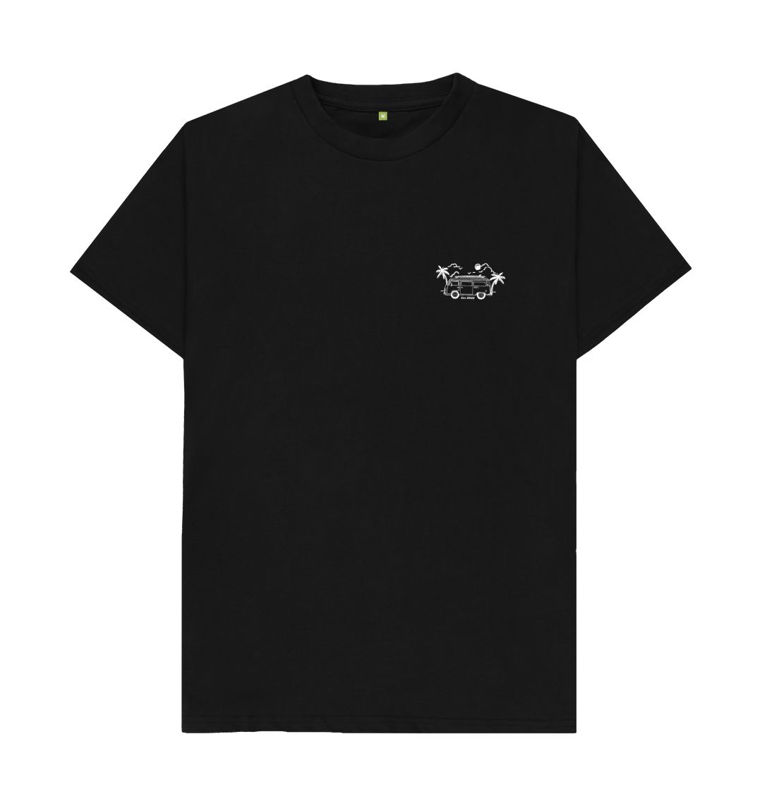 Black Front Facing Van fitted tees